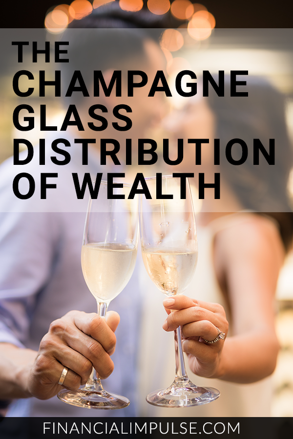 The Champagne Glass Distribution of Wealth